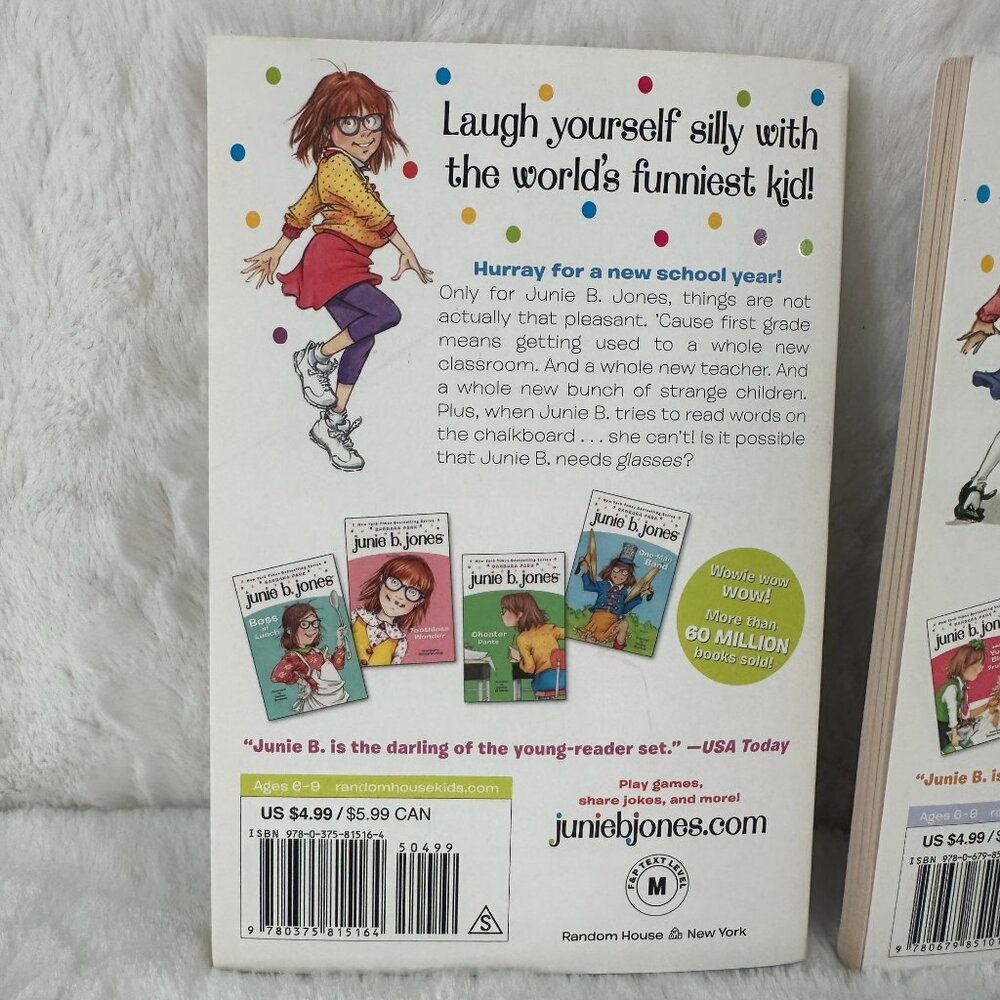 Junie B. Jones Book Set Of 5: Paper back books 1,2,3,4,18 Young Readers - Picture 4 of 6